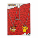 Pikachu & Eevee Pokemon Magnetic Necklace Set