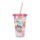 Squishmallows 16oz Acrylic Travel Cup with Straw