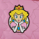 Princess Peach Super Mario Quilted Laptop Backpack
