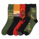 Lord of the Rings Adult 5 Pair Crew Socks