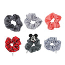 Disney Mickey Mouse 6 Pack 3D Plush Scrunchies