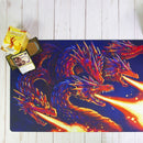 Gold and Purple Roses Playmat