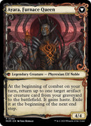 Ayara, Widow of the Realm // Ayara, Furnace Queen (MOM-296) - March of the Machine: (Showcase)