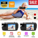 HD 1080P Digital Video Camcorder 2.7in 16X Zoom DV Camera 270¡ Rotation Rechargeable Kid Camera w/Fill Light Selfie