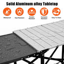 Folding Camping Kitchen Table with Heat-Resistant Top
