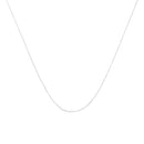 Solid 10K Yellow Gold 0.5mm Slim and Dainty Unisex 18" Rope Chain Necklace
