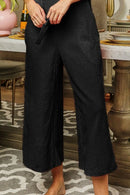 BiBi Textured Jacquard Jumpsuit with Side Pockets