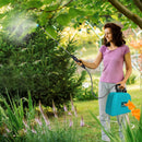 5L/1.32Gallon Battery Operated Water Sprayer Portable Garden Sprayer Electric Sprayer with Rechargeable Handle Telescopic Wand 3 Spray Nozzles Shoulde