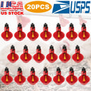 20 Pack Chicken Waterer Automatic Poultry Waterer Chicken Drinker Cups w/Mounting Joint for Chicken Poultry