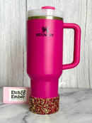 Berry Gold Druzy BLING Tumbler Boot -fits 40oz New!