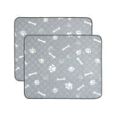 2Pcs Washable Pet Pee Pads For Puppy Kittens Dogs Cats Reusable Potty Mats Machine Washable Pet Training Pads Non-Slip Waterproof Absorbent Dog Crate