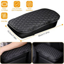 Car Armrest Pad Cover PU Leather Auto Center Console Seat Box Cover Protector Car Accessories Armrest Cushion Pad Fit For Vehicle SUV Truck Car