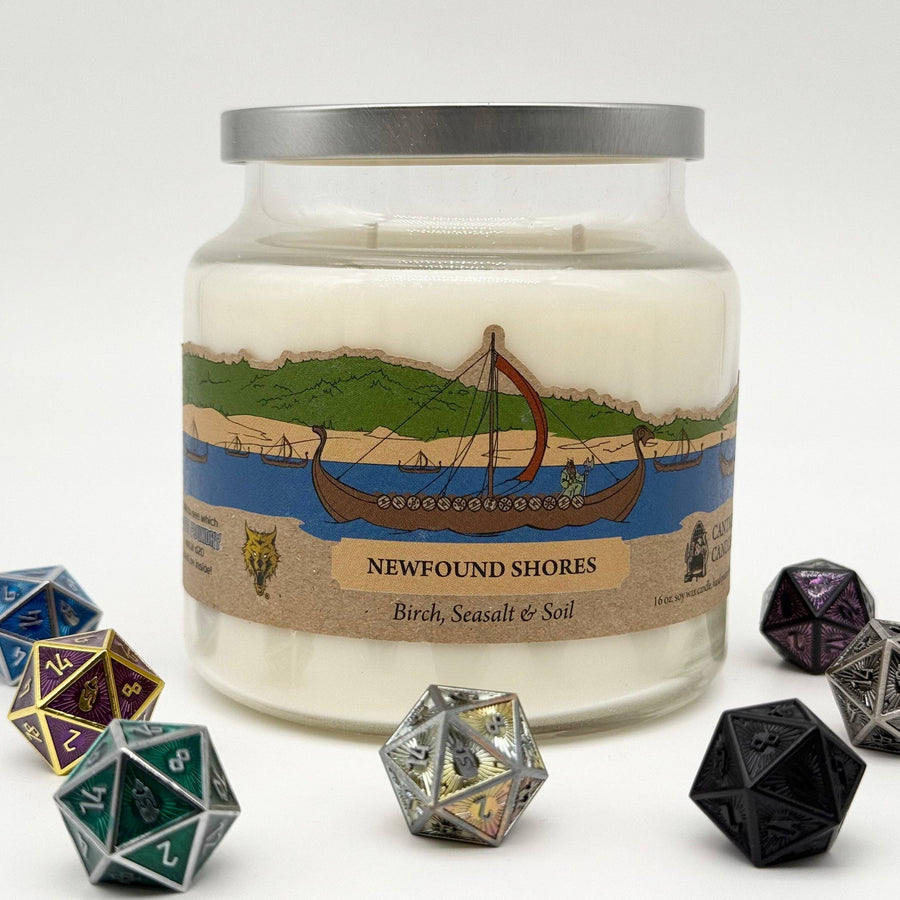Cantrip Candles - Newfound Shores (16 oz Glass Candle)