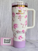 LSF Happy Thoughts Purple Tumbler Boot