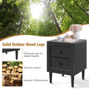 Multipurpose Retro Bedside Nightstand