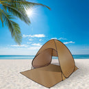 Pop Up Beach Tent Sun Shade Shelter Anti-UV Automatic Waterproof Tent Canopy for 2/3 Man w/ Net Window Storage Bag for Outdoor Beach Camping Fishing P