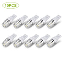 10PCS T10 LED Bulbs 194 LED Lights 12V 1W 5730 Xenon White Wedge Base LED Replacement Bulbs for License Plate Parking Position Interior Lights