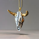 Rustic Skull Charm - Tumbler Handle Charm