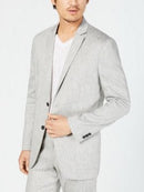 Alfani Mens Herringbone Stretch Linen Blazer, Size XL