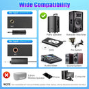 2.4G UHF Wireless Microphones | Metal Handheld Mics with RGB Light & 164FT Range