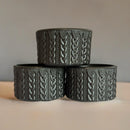 Onyx Shimmer Metallic Macrame Tumbler Boot -Fall fits 20-40oz