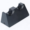 Dual Charger Dock Station Fit For PS4 Controller Gamepad Charging Stand Cradle Base with USB Cable LED Indicator Compatible with PS4/PS4 Slim/PS4 Pro