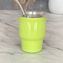Mini Stainless Steel Tumbler with Straw