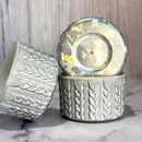 Silver Holographic Metallic MACRAME Tumbler Boot