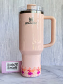 CLEAR FLAMINGOS Tumbler Boot