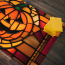 Stained Glass Pumpkin Playmat