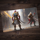 The Two Fight Playmat