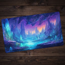 Blue Mana Crystals Playmat