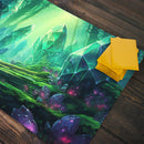 Green Mana Crystals Playmat