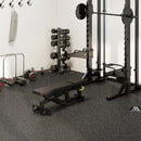 Interlocking Rubber Exercise Mat 48 Sq Ft with Borders