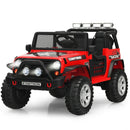 12V Kids Electric Ride On Truck with Remote Control and Operation Lever