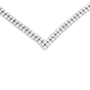 7.00ct Diamond Tennis Necklace 14KT White Gold