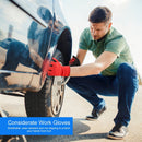 Telescoping Lug Wrench Extendable Tire Wheel Nut Wrench with CR-V Sockets 17mm/19mm/21mm/23mm Free Work Gloves