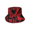 Red and Black Slime Oil Spill Bucket Hat