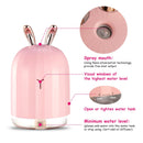 220ml Cool Mist Humidifier Ultrasonic Air Diffuser Atomizer w/7 Color Breathing Lights Auto Off Office Home Yoga
