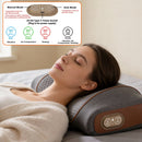 3-in-1 Neck Massager Pillow Ergonomic Massager with Heating Vibration Air Compression 30Min Timer for Neck Back Shoulder Pain Relief