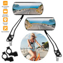 GBruno 1 Pair Handlebar Bike Mirrors