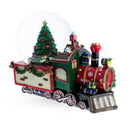 Children Riding Train Musical Water Snow Globe