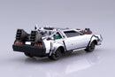1/43 BACK TO THE FUTURE 1/43 Pullback DELOREAN from PART 3 & Rail road Model Kit