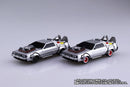 1/43 BACK TO THE FUTURE 1/43 Pullback DELOREAN from PART 3 & Rail road Model Kit