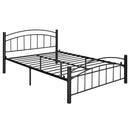 Modern Platform Bed with Headboard and Footboard