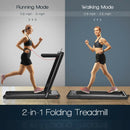 2-in-1 Folding Treadmill with Dual LED Display
