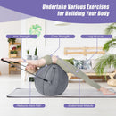 Yoga Sitting Ball with Felt Cover and Air Pump