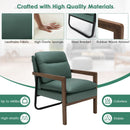 Single Sofa Chair with Extra-Thick Padded Backrest and Seat Cushion