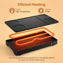 Electric Raclette Grill with 4 Nonstick Woks and Spatulas