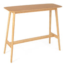 48 Inch Bamboo Bar Table High Top Console Dining Pub Table-Natural